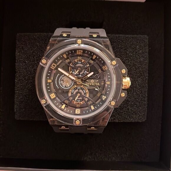 Invicta Men’s #48807 Racing Black Watch - Picture 2 of 9